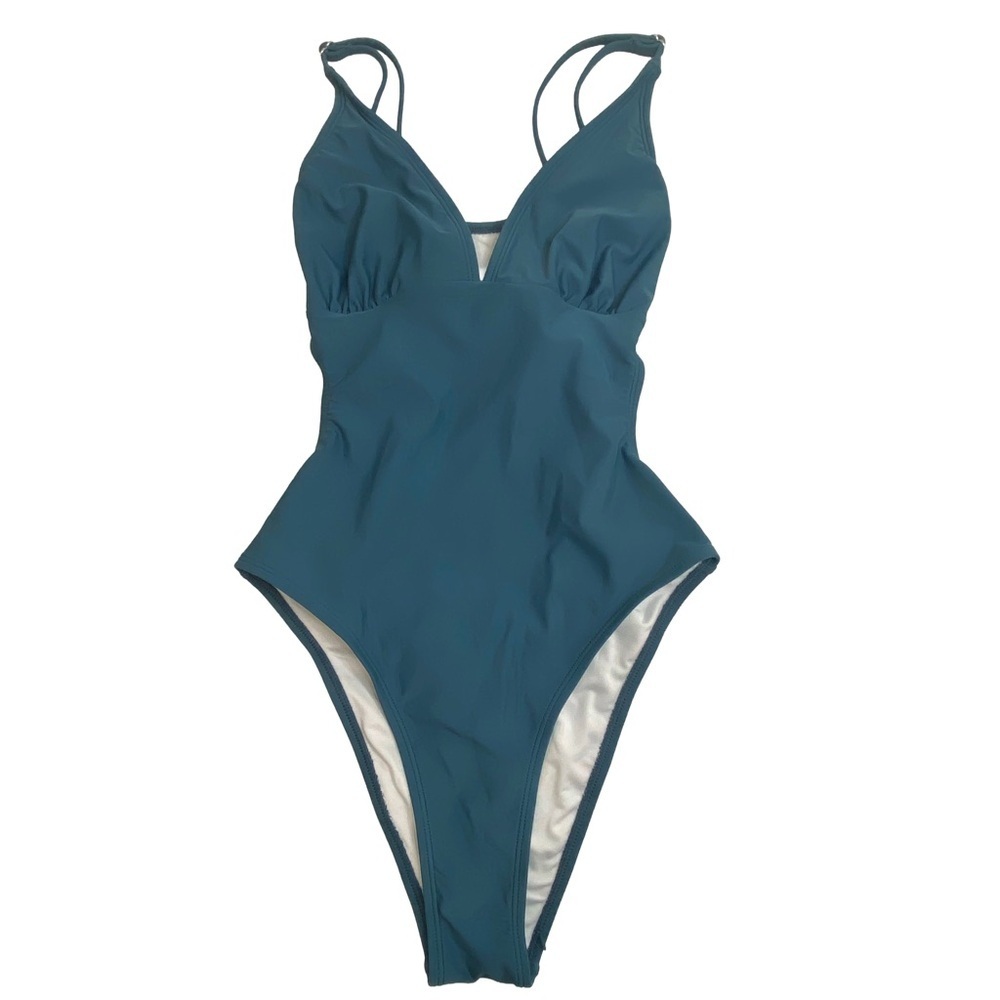 Cupshe Women’s One Piece Swimsuit Sz Small NWT Adjustable Straps